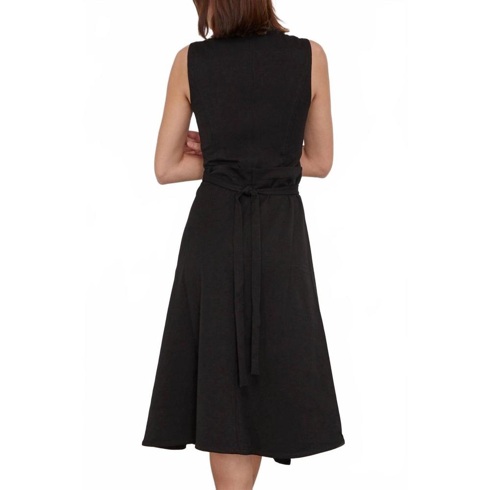 NEW PROENZA SCHOULER WHITE LABEL ivy wrap dress in black - Picture 2 of 4